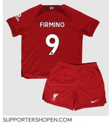 Liverpool Roberto Firmino #9 Hemmatröja Barn 2022-23 Kortärmad (+ korta byxor)
